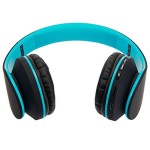 HY-811 Foldable FM Stereo MP3 Player Wired Bluetooth Headset Black Blue