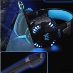 PS4 Gaming Headphones With Microphone Dazzle Lights Glow Game Music Headset