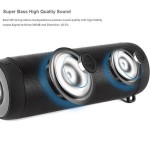 Portable waterproof speaker with flashlight support FM Radio TF Mp3 Player hands- speaker subwoofer sound speaker