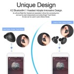 TWS-K2 True Wireless Bluetooth 4.1 In-ear Stereo Sport Headphone